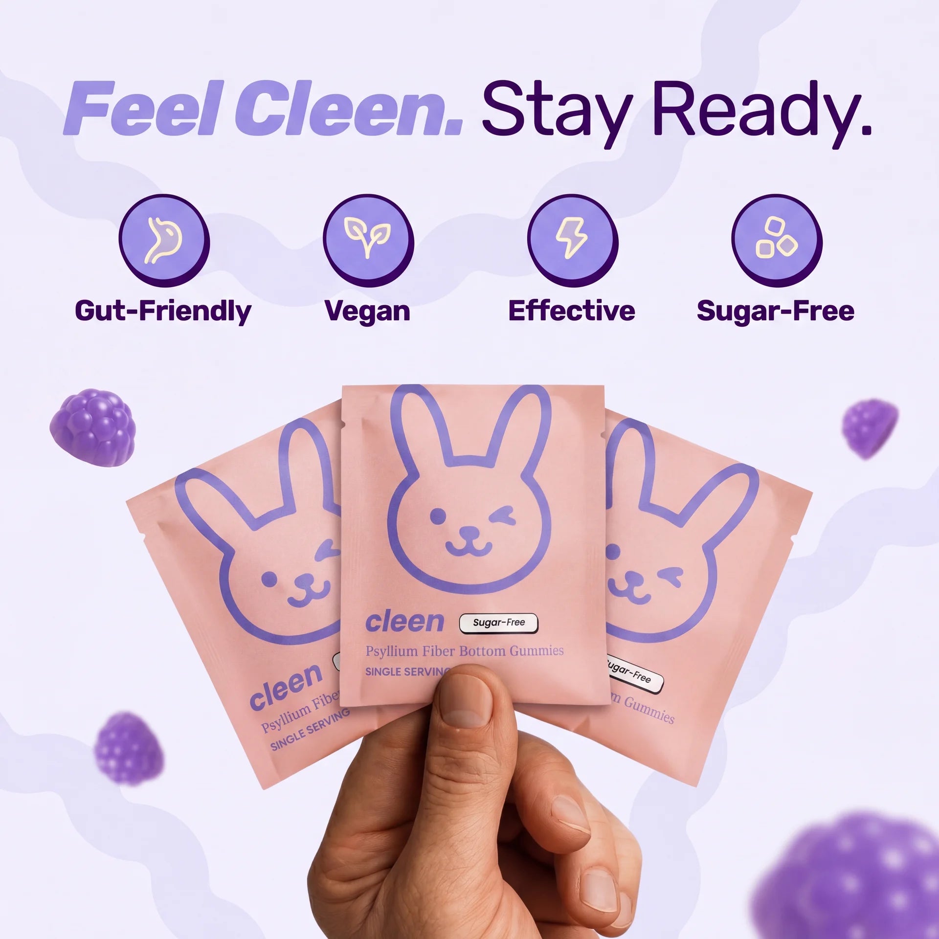 Cleen Bottom Fiber Gummies